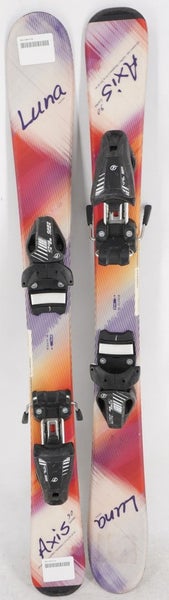 Axis Luna Kids Skis with Bindings - 90 cm Used