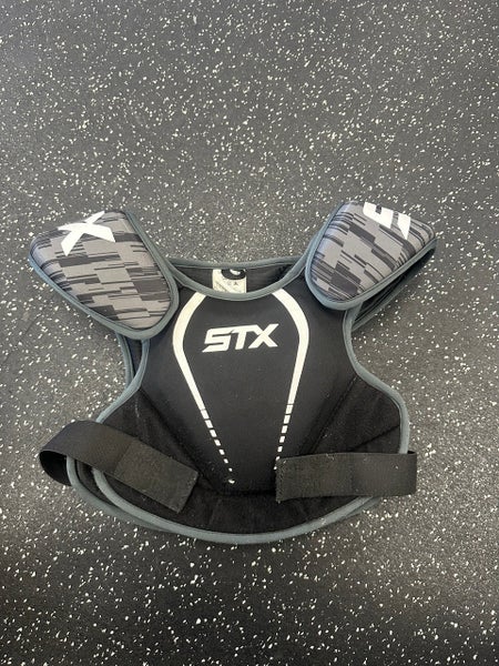 Used STX STALLION 75 Lacrosse Shoulder Pads Black MD 11849-S000033709