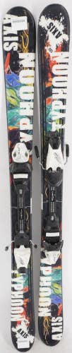 Axis Typhoon Twin Tip Junior Skis with Bindings - 135 cm Used