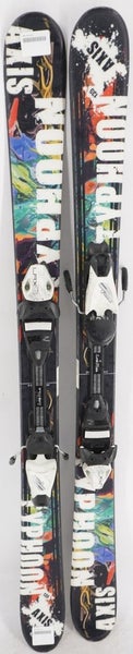 Axis Typhoon Twin Tip Junior Skis with Bindings - 135 cm Used