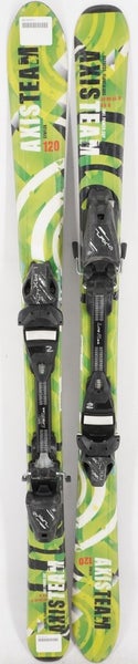 Axis Team Synflex Kids Skis with Bindings - 120 cm Used
