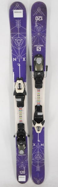Salomon NFX Twin Tip Kids Skis with Bindings - 120 cm Used