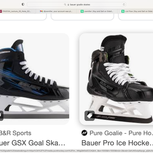 2022 Bauer Pro Hockey Goalie Skates Pro Stock 5 (Used)