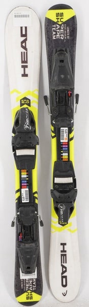 Head Supershape Team Era 2.0 Kids Skis with Bindings - 87 cm Used