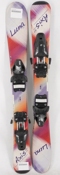 Axis Luna Kids Skis with Bindings - 80 cm Used
