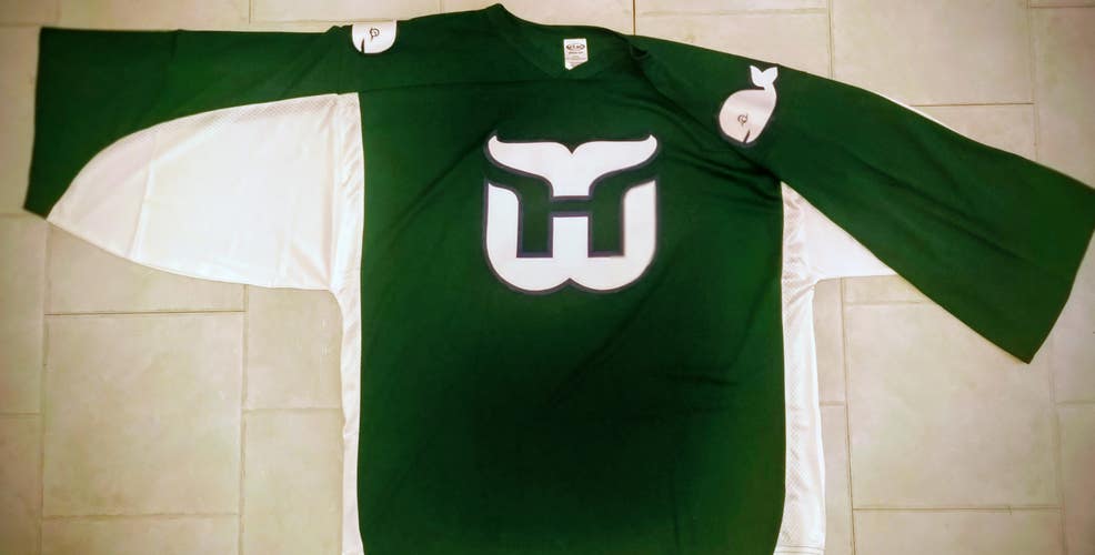 Athletic Knit H7100G "WHALERS" Style Hockey Goalie Jersey - 4XL- NEW