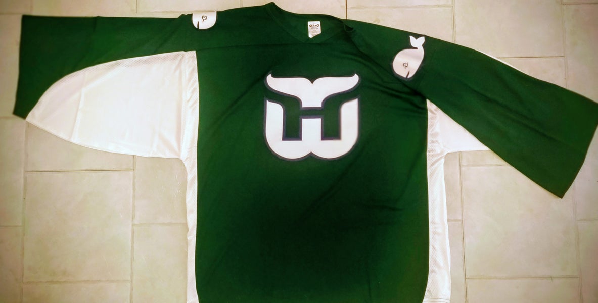 Athletic Knit H7100G "WHALERS" Style Hockey Goalie Jersey - 4XL- NEW