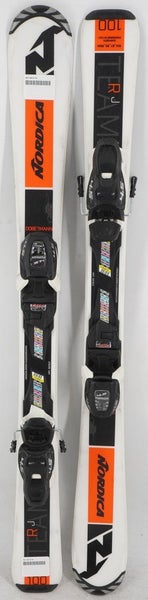 Nordica Dobermann Team RJ Kids Skis with Bindings - 100 cm Used