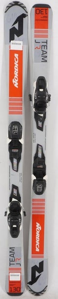 Nordica Team Junior Skis with Bindings - 130 cm Used