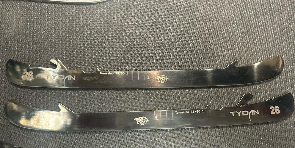 NHL Bauer Tydan Pro Stock Hockey Skate Blades Replacement Steel Bauer Edge 280