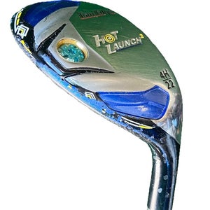 Tour Edge Hot Launch2 4 Hybrid 22* 45g Ladies Flex Graphite 37.5" RH Nice Z-Grip