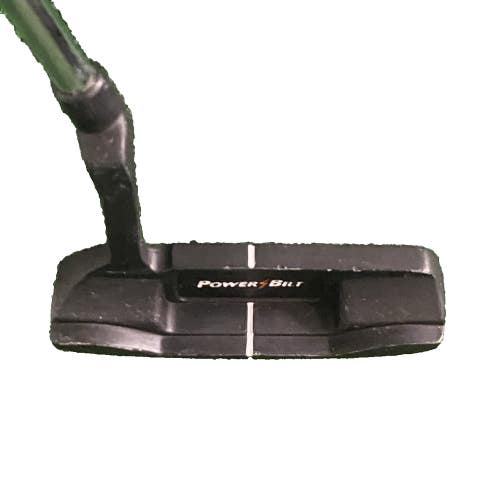 PowerBilt Tour Bilt Blade Putter Steel 35" RH Great Condition Nice Factory Grip