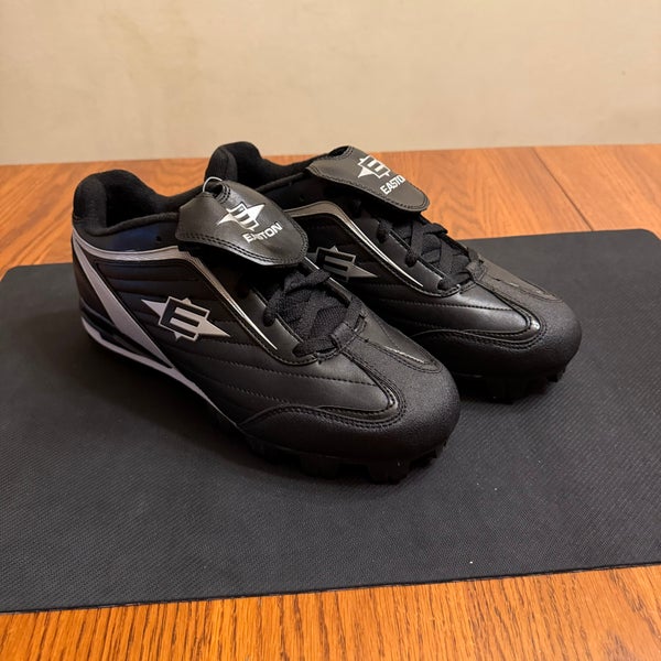 Easton Baseball Cleats , Black, Size 10