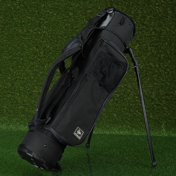 DUNLOP STAND BAG 3-WAY 28" JUNIOR JR, BLACK ~ YOUTH, KIDS 51"-54" TALL