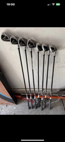 TaylorMade SIM Max Right Handed Iron Set Regular Flex (7 Clubs) #5 - #9, PW, GW Graphite Shaft (Used