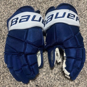 Bauer Vapor AJHL Pro Team Gloves 14" Pro Stock (Used)