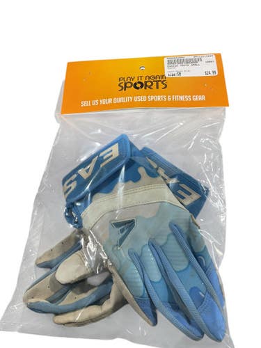 Used Easton BB/SB Batting Gloves Royal Blue SM 11834-S000042947