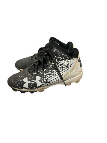 Used Under Armour BASEBALL CLEATS BB/SB Cleats Black Junior 04.5 11834-S000042926
