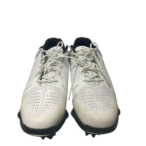 Used Under Armour Mens Golf Shoes White Senior 8.5 11834-S000042910