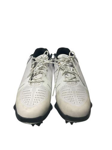 Used Under Armour Mens Golf Shoes White Senior 8.5 11834-S000042910
