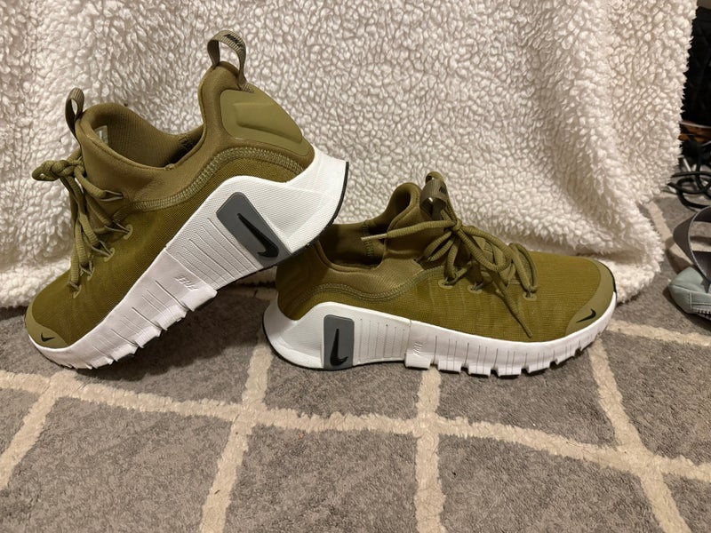 Nike Free Metcon 6 Olive Green Athletic Sneakers Size 10.5