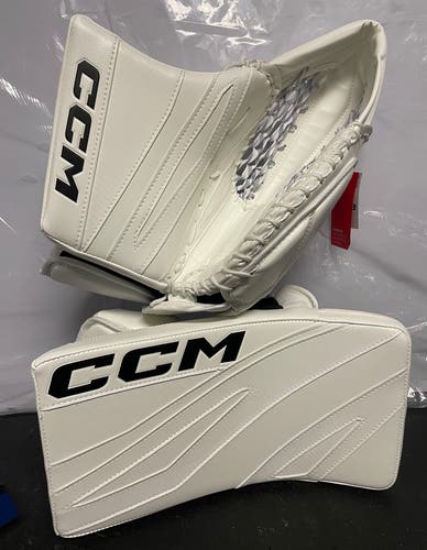 New CCM EFlex 7 Catcher & Blocker Sr White