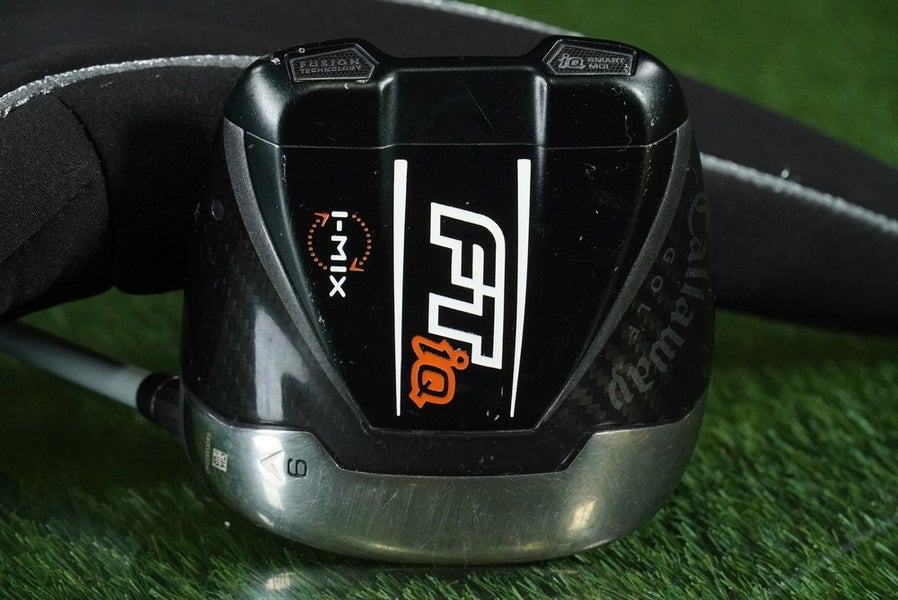 CALLAWAY FT IQ I-MAX 9 DRIVER FUBUKI 63 X5CT STIFF RH W/ HEADCOVER & NEW GRIP!