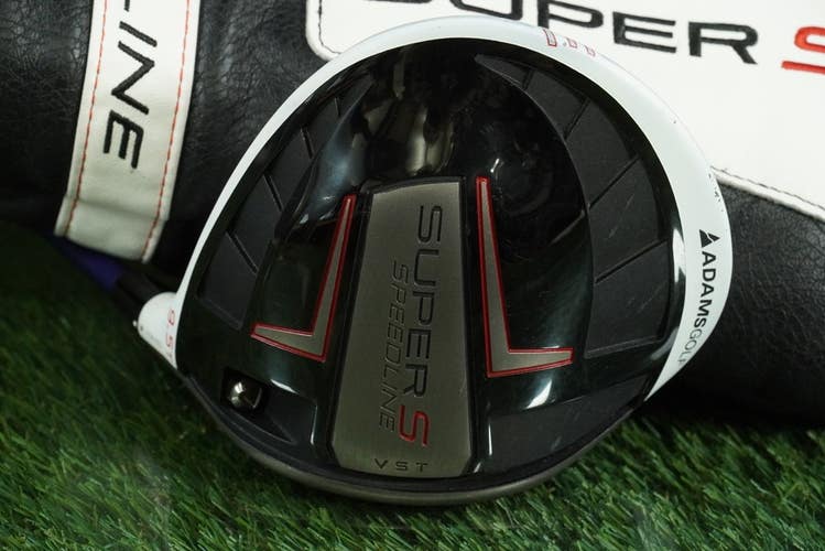 ADAMS SUPER S 9.5T DRIVER SPEEDLINE VST DIAMANA S+ 62 STIFF RH + HEADCOVER ~ WOW