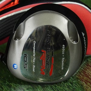 ADAMS REDLINE RPM 10.5 DRIVER 460CC TITANIUM 65R REGULAR RH + HEADCOVER ~ WOW!!