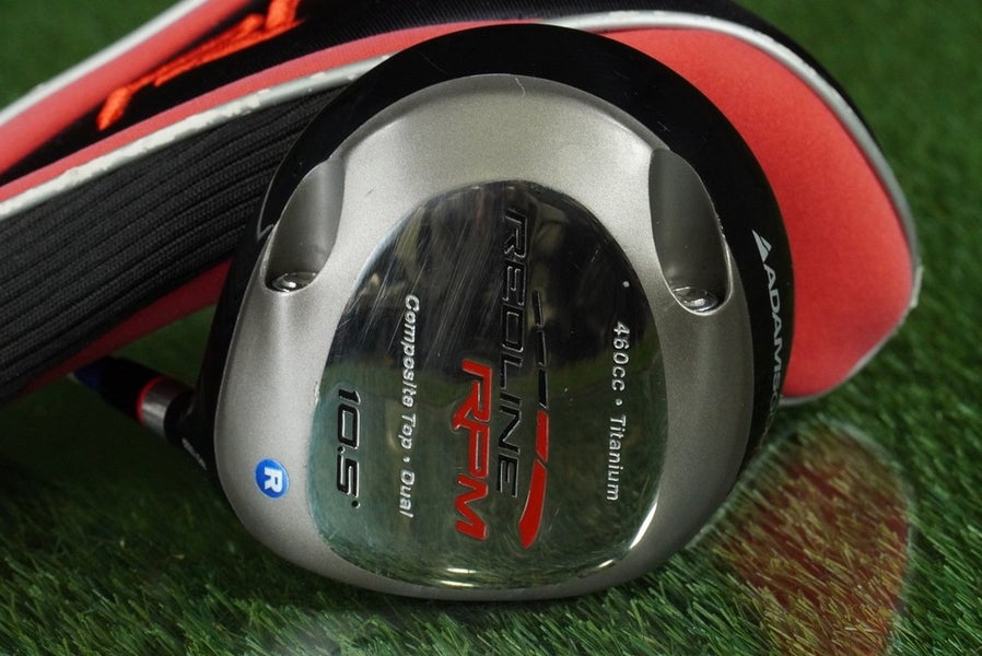 ADAMS REDLINE RPM 10.5 DRIVER 460CC TITANIUM 65R REGULAR RH + HEADCOVER ~ WOW!!
