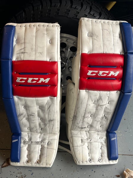 33"+1" CCM 550 Retro Flex Leg Pads