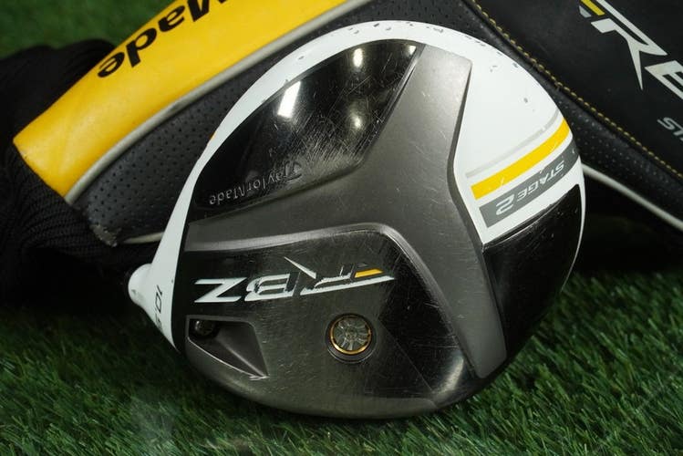 TAYLORMADE RBZ STAGE 2 10.5 DRIVER REAX REGULAR FLEX 50G RH WITH HEADCOVER
