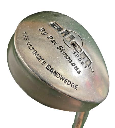 Alien Sport The Ultimate Sand Wedge By Pat Simmons RH Stiff Steel 34" New Grip