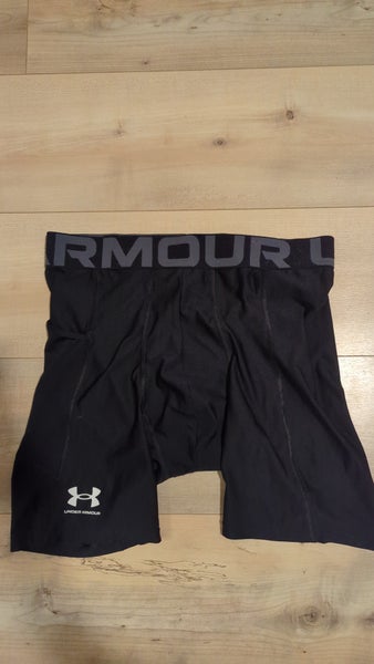 Black Large Men's Under Armour Heat Gear Compression Shorts (Used)