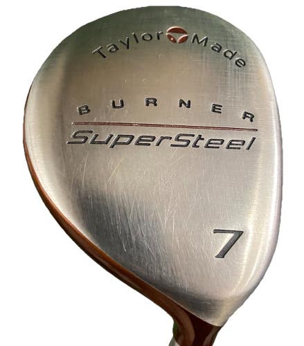 TaylorMade Burner SuperSteel 7 Wood 21* RH S-90 Stiff Bubble Graphite 41.5" HC