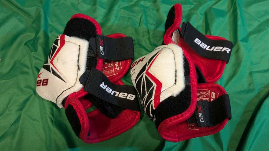 Junior Small Bauer Vapor X80 Elbow Pads (Barely Used)
