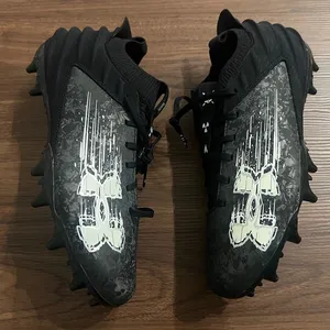 Under Armour TM Blur Smoke 2.0 MC Football Cleats Sz 15 3027999-008