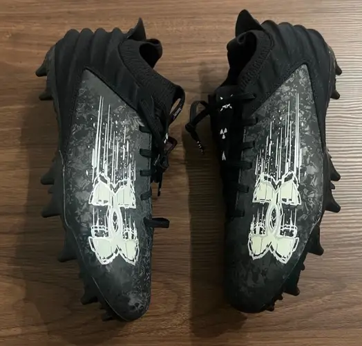 Under Armour TM Blur Smoke 2.0 MC Football Cleats Sz 15 3027999-008