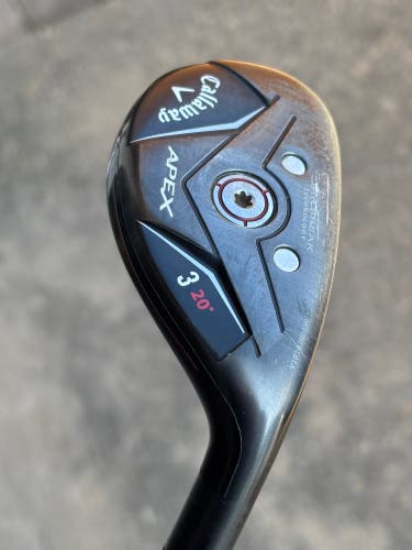 Callaway Apex 19 Hybrid Senior Flex 3H with head cover
