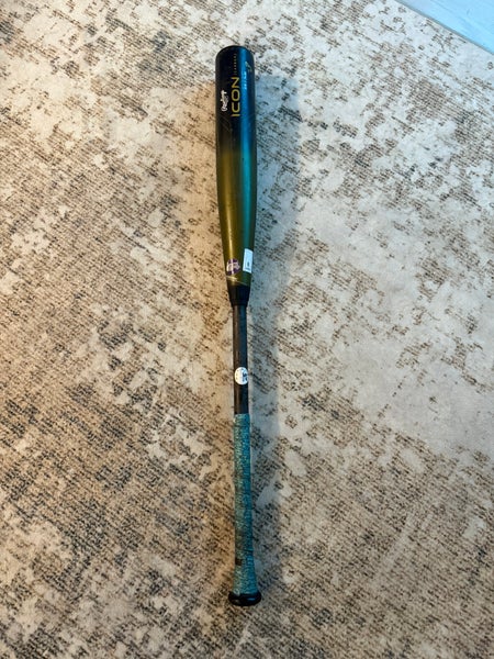 2023 Rawlings Icon Composite BBCOR Certified Bat (-3) 30 oz 33" (Used)