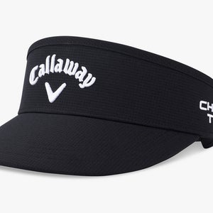 NEW 2025 Callaway Golf High Crown Tour Authentic Black Adjustable Golf Visor
