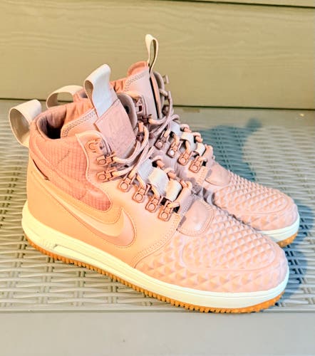Women's Nike Lunar Air Force 1 Duckboot - Particle Pink AA0283-600 US Size 10.5