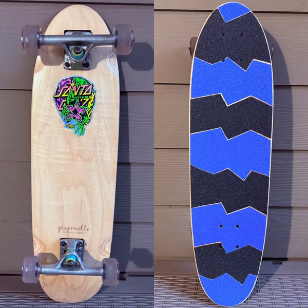 Refurbished Greenville “Sidewalk Surfer” Complete Mini Cruiser Skateboard 7.75”