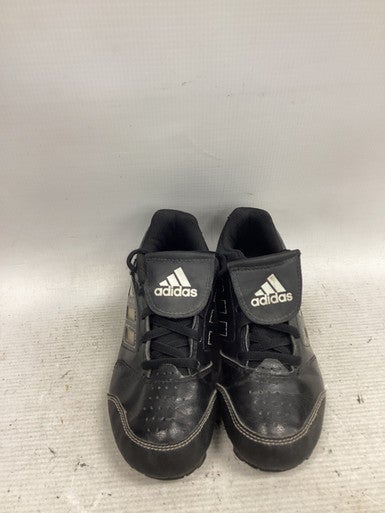 Used Adidas BASEBALL CLEAT BB/SB Cleats Black Youth 12.0 11851-S000040295