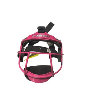 Used Champro FIELDERS MASK Batting Helmet w/Mask Pink MD 11834-S000039226