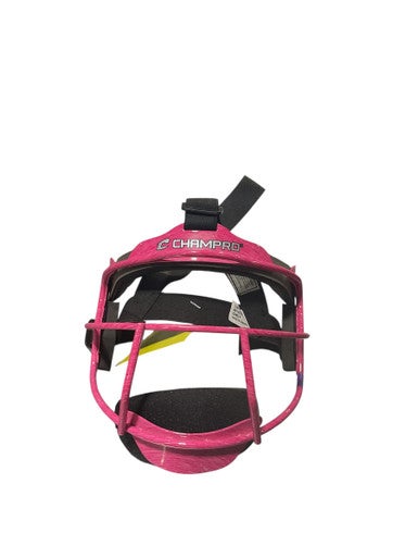 Used Champro FIELDERS MASK Batting Helmet w/Mask Pink MD 11834-S000039226