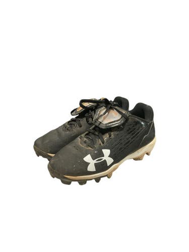 Used Under Armour CUBS CLEATS BB/SB Cleats Black Youth 13.0 11834-S000042600