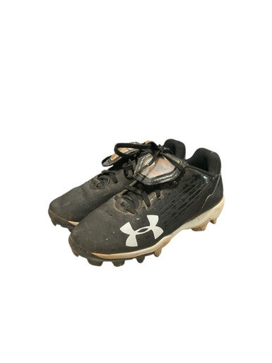 Used Under Armour CUBS CLEATS BB/SB Cleats Black Youth 13.0 11834-S000042600