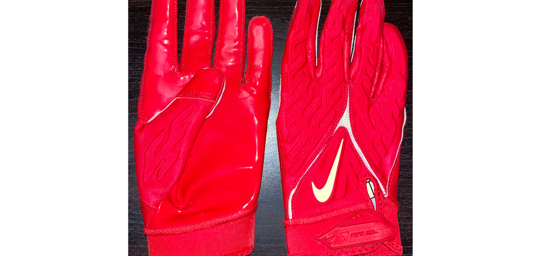Red XL Adult Nike Superbad 6.0 Gloves (New)