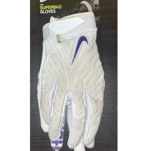 TCU Horned Frogs XL Adult Nike Superbad 6.0 Gloves (Used)